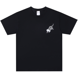 美国潮牌RIPNDIP贱猫纯棉短袖T恤恶搞浮世绘纹身猫卡通男女情侣款