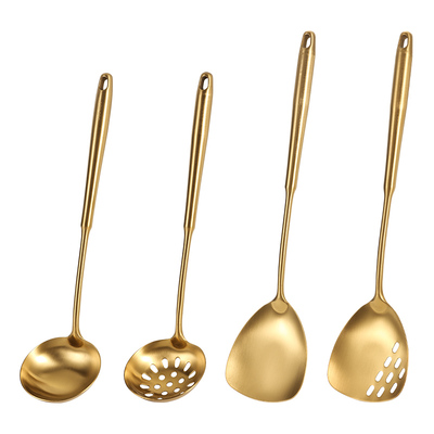 不锈钢镀金迷你镂空铲膳贵人