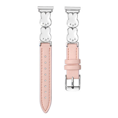 UHADA新款可爱兔手表带女生秋冬