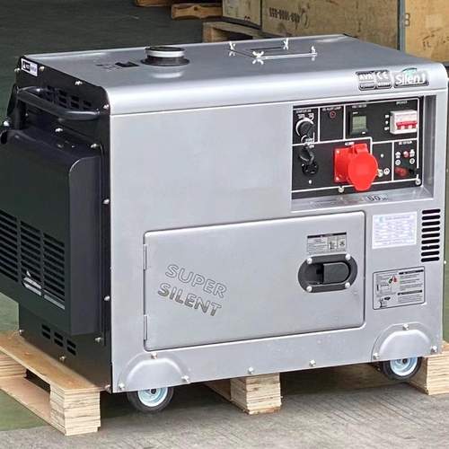 开普单相 单缸、四冲程、风冷通用柴油发电机KDE6500T 静音型220V