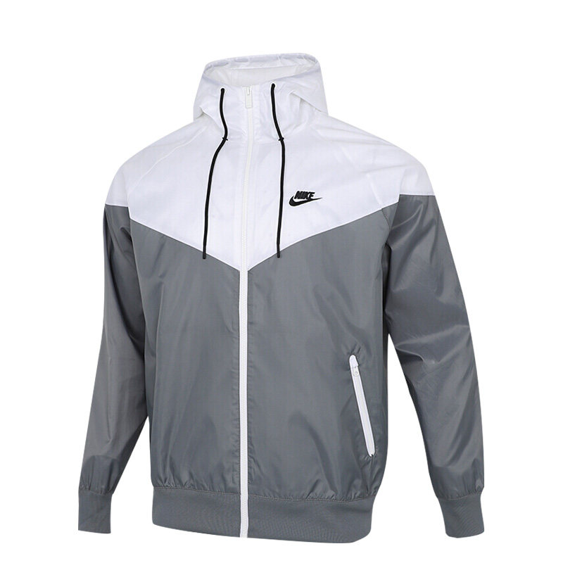 Nike耐克外套男2026春梭织拼接防风衣连帽运动休闲夹克DA0002-084