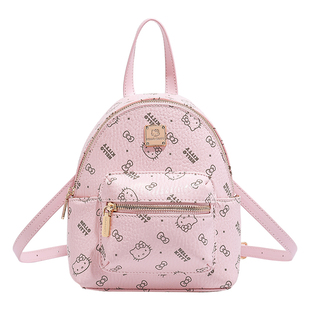HelloKitty三丽鸥凯蒂猫正品双肩包新款轻奢小香风百搭铆钉小背包