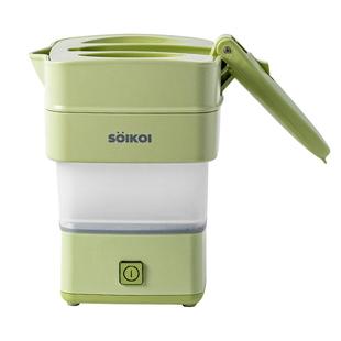 SOIKOI司崎库折叠电热水壶便携式烧水壶恒温旅行出差迷你不锈钢壶