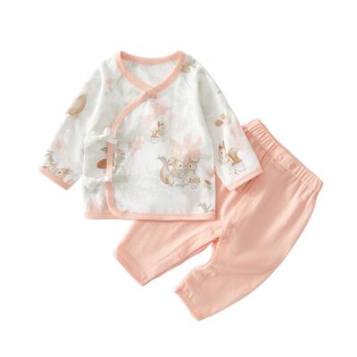 温巢新生婴儿衣服夏季分体套装