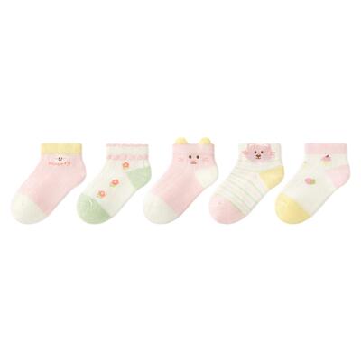 尼多熊宝宝袜子夏季薄款船袜短筒