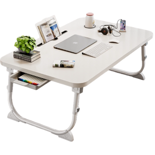 坐在床上写作业的桌子床上写作业神器可折叠电脑桌飘窗学习书桌家用笔记本懒人桌学生宿舍游戏桌多功能小桌板