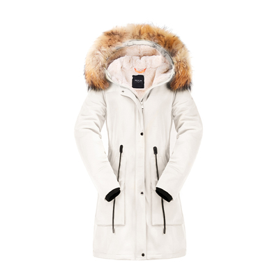 OROLAY中长款通勤宽松棉服