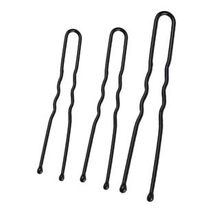 加粗u型发夹黑色盘发神器u形发簪丸子头固定头发卡子发量少发饰