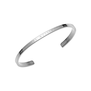 DW手镯男女同款 CLASSIC简约典雅银镯子情侣同款手镯小众手环礼物