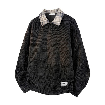 itizzue美式卫衣加厚加绒卫衣