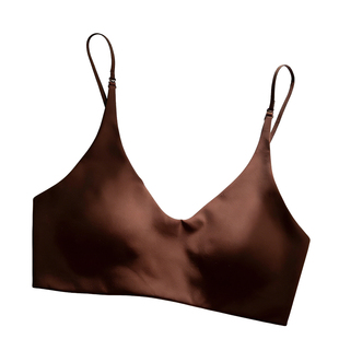 Kbra裸感无痕内衣女聚拢小胸收副乳防下垂无钢圈美背细肩带文胸罩