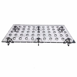 鱼缸底滤滤材过滤托板干湿分离盒过滤板定制亚克力雨淋板底滤板