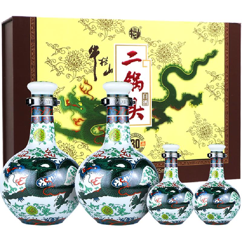 牛栏山青龙500ml*2+125ml*2礼盒
