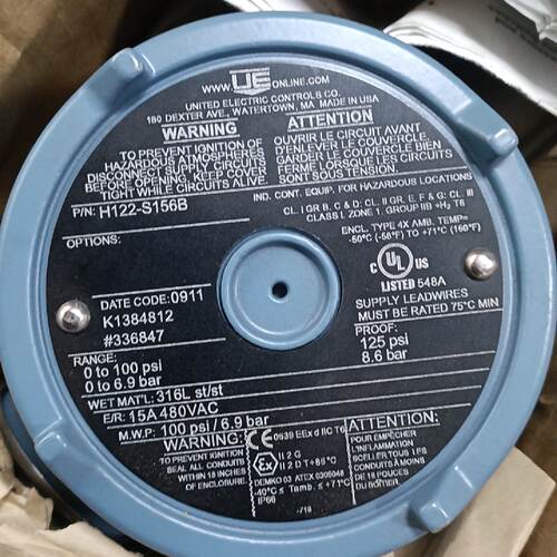 溢价-UE压力开关H122-S156B，共2台，pro