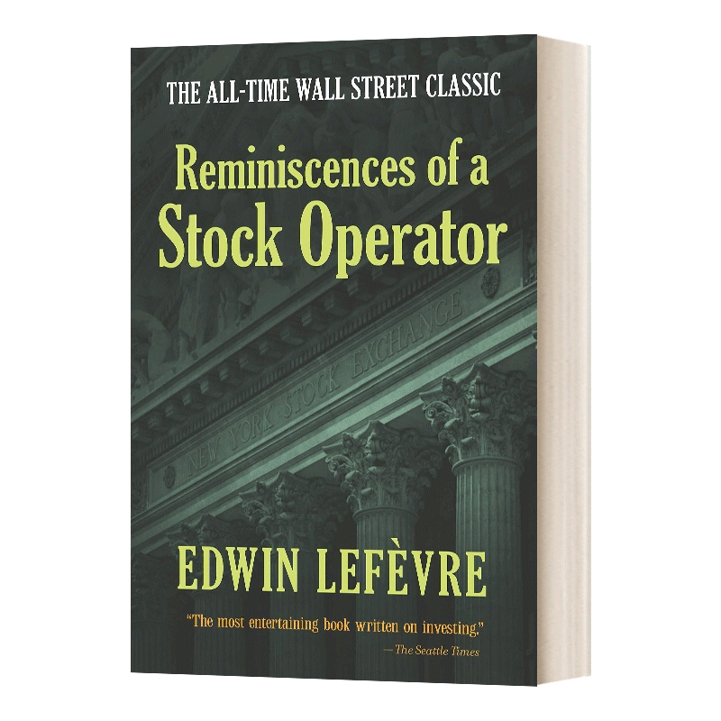 英文原版 Reminiscences of a Stock Operator 股票作手回忆录 英文版 进口英语原版书籍