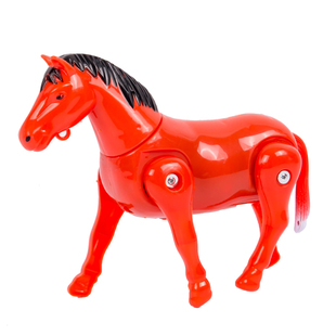 儿童电动小马仿真会走路的发声马车旋转转圈的绕桩马男孩女孩玩具