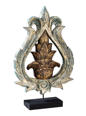 泰国东南亚风叶子形火焰工艺品