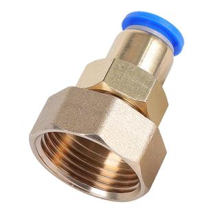 PCF内丝DN25内螺纹20直通一寸内牙6分10 12 16mm气管快插快速接头