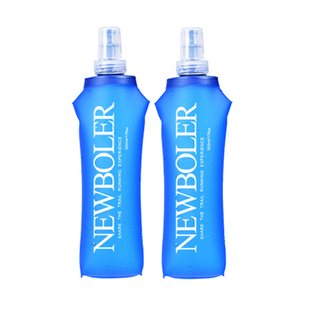 NEWBOLER 户外运动登山徒步折叠便捷软水壶马拉松跑步软水壶TPU