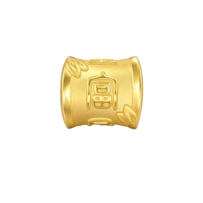 周生生Charme宝贝祥瑞祝福系列富竹一生转运珠黄金足金串珠94329C