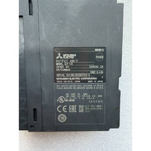 议价三菱QY10输模块，型号QY10，24VDC/2A，开封未