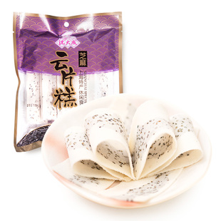 沈大成云片糕正宗芝麻桃片糕糯米核桃糕点上海特产老人零食步步糕