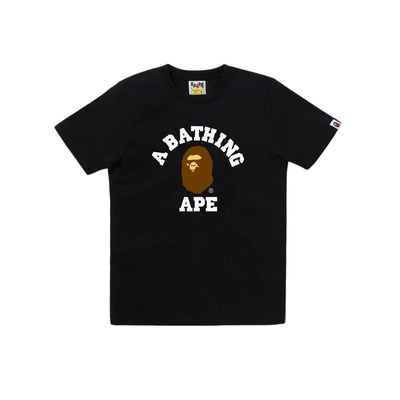 BAPE女装猿人字母印花短袖T恤