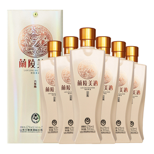 兰陵美酒六年陈12度500mL*6半甜黄酒黍米枸杞整箱旗舰店