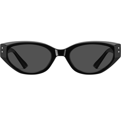 复古猫眼墨镜雪地防紫外线女款