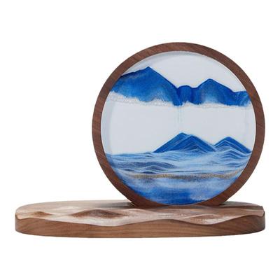 马鹿海上生明月流沙画摆件礼物