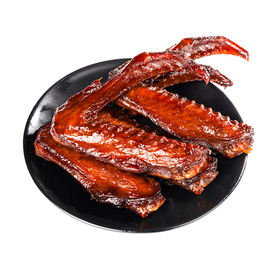 华英撕烤官老卤鸭翅开袋即食熟食