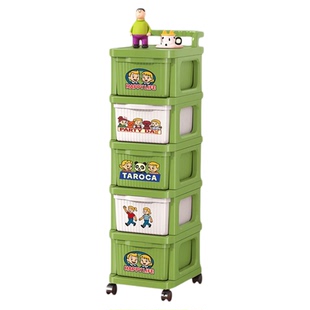 小推车置物架落地客厅零食架子抽屉式多巴胺可移动家用储物收纳柜