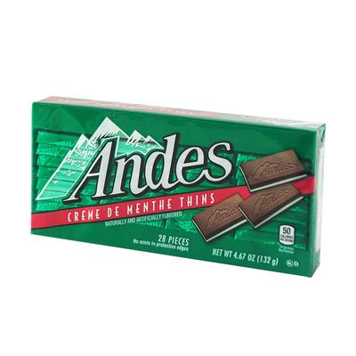 Andes双层薄荷味牛奶巧克力