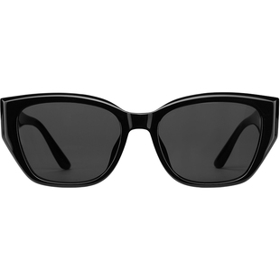 乐申2026新款猫眼近视墨镜女带度数方圆脸高级感防紫外线太阳眼镜