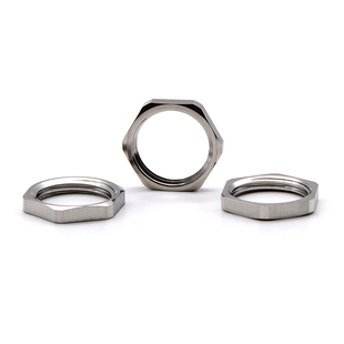 SS304不锈钢螺母格兰锁母迫母防水密封迫紧螺帽电缆接头固定备母