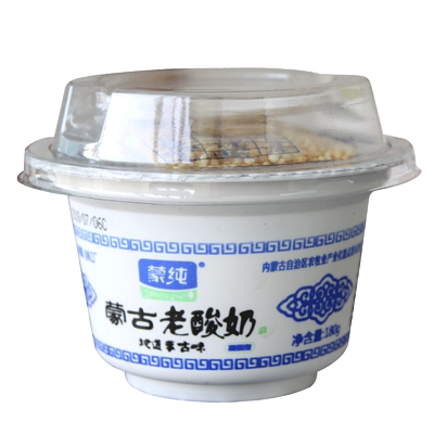 蒙纯原味蒙古老酸奶150g*12杯