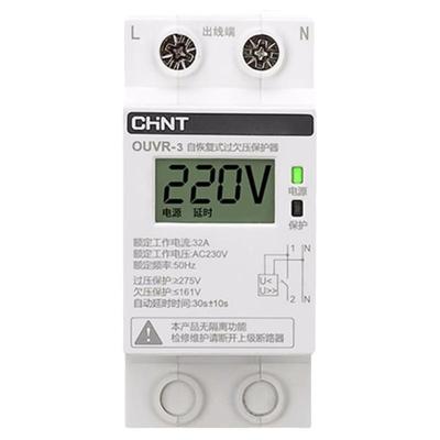 正泰自复式过欠压保护器自复位