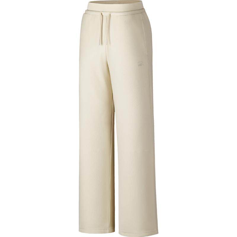 安踏自由裤女休闲窄版阔腿裤