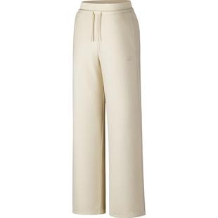 安踏自由裤丨窄版阔腿裤加绒女裤冬季新款显瘦高腰直筒裤运动长裤