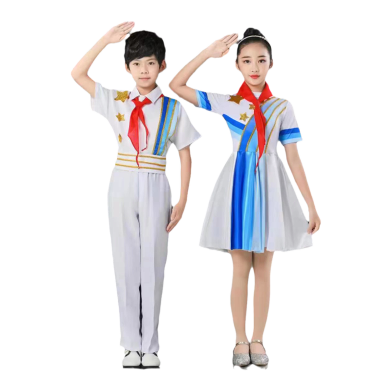 洛轻雅合唱服合唱服红星闪闪