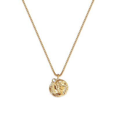 THEOGONY众神记罗马金币锁骨链