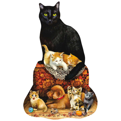 sunsout美国猫咪异形益智拼图