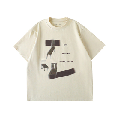 LR MADE 26SS 凉感Sorona® LR衍生元素贴画印花 圆领短袖T恤