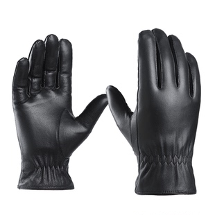 九云洲羊皮男士手套羊皮加绒保暖开车驾驶防滑冬防风柔软亲肤商务