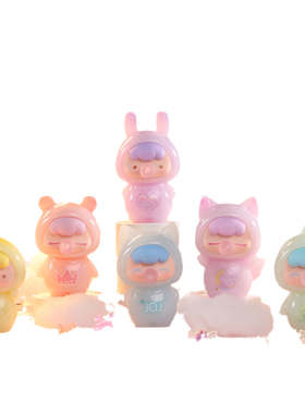 虞墨工艺合成树脂卡通装饰摆件