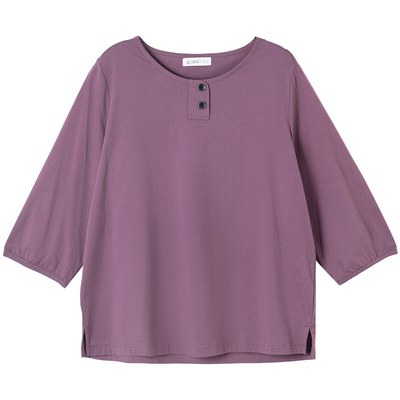 铜牛七分袖休闲宽松经典廓形