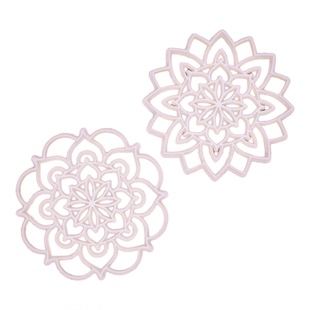 曼陀罗花翻糖模具蛋糕装饰压花器曲奇饼干立体压模烘焙师专用工具