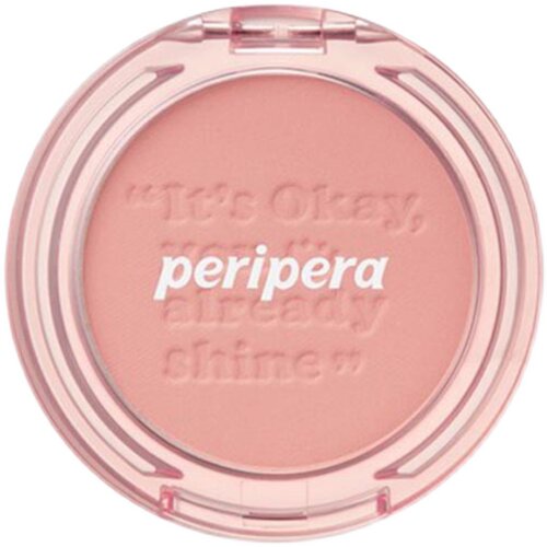 新款Peripera/菲丽菲拉sunshine字母哑光 刻字腮红暖调杏仁粉嫩