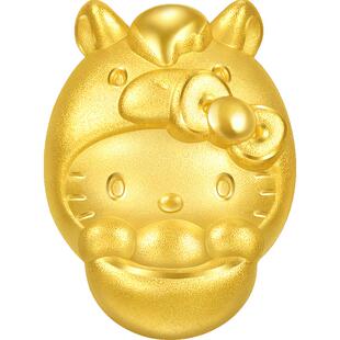 周生生黄金转运珠三丽鸥家族Hello Kitty生肖马串珠96073C