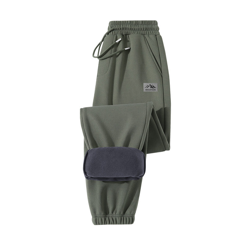 真维斯酷丝格重磅加厚卫裤男秋冬